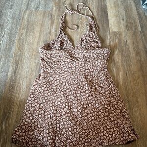 Halter Floral Dress